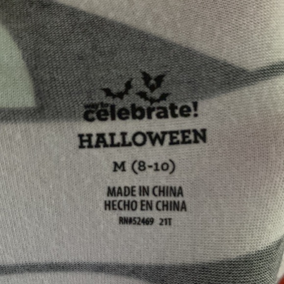 CELEBRATE HALLOWEEN TWO PIECE PAJAMA SET MEDIUM 8 - 10 NEW WOMEN MUMMY - Picture 6 of 6